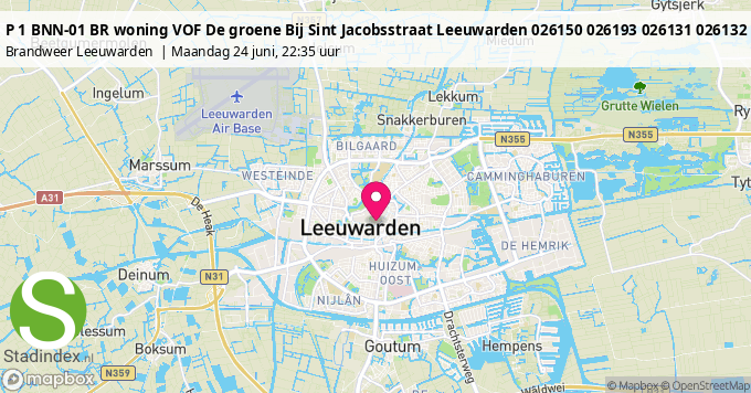 P 1 BNN-01 BR woning VOF De groene Bij Sint Jacobsstraat Leeuwarden 026150 026193 026131 026132