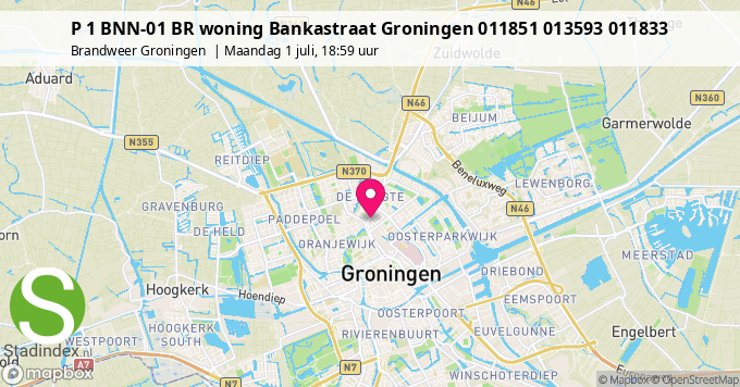 P 1 BNN-01 BR woning Bankastraat Groningen 011851 013593 011833