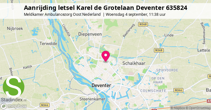 Aanrijding letsel Karel de Grotelaan Deventer 635824