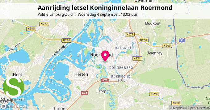 Aanrijding letsel Koninginnelaan Roermond