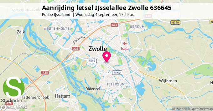 Aanrijding letsel IJsselallee Zwolle 636645