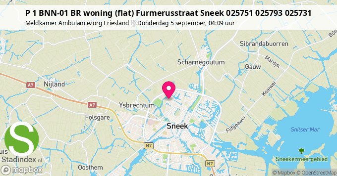 P 1 BNN-01 BR woning (flat) Furmerusstraat Sneek 025751 025793 025731