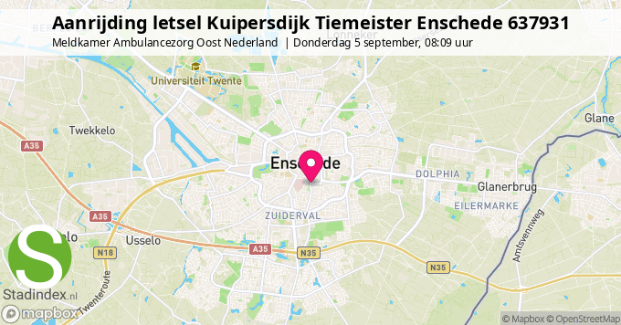 Aanrijding letsel Kuipersdijk Tiemeister Enschede 637931