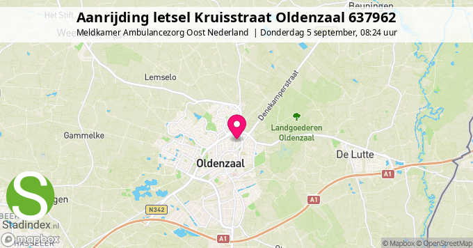 Aanrijding letsel Kruisstraat Oldenzaal 637962