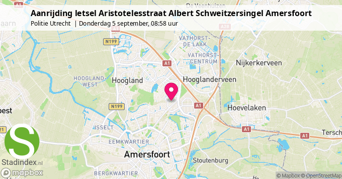 Aanrijding letsel Aristotelesstraat Albert Schweitzersingel Amersfoort