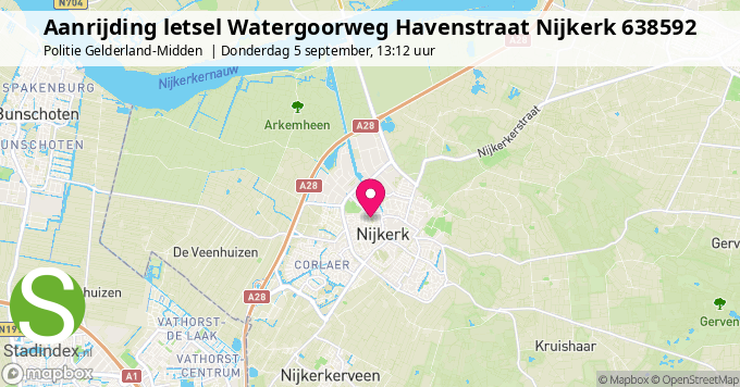 Aanrijding letsel Watergoorweg Havenstraat Nijkerk 638592