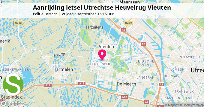 Aanrijding letsel Utrechtse Heuvelrug Vleuten