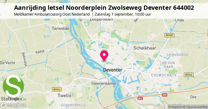 Aanrijding letsel Noorderplein Zwolseweg Deventer 644002