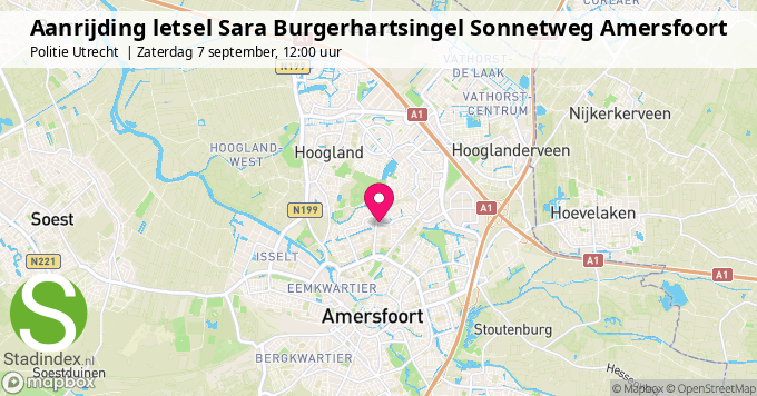 Aanrijding letsel Sara Burgerhartsingel Sonnetweg Amersfoort