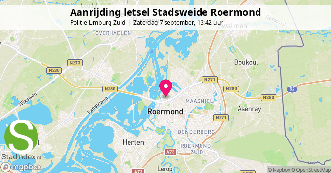 Aanrijding letsel Stadsweide Roermond