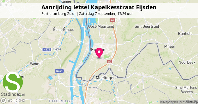 Aanrijding letsel Kapelkesstraat Eijsden