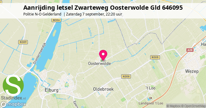 Aanrijding letsel Zwarteweg Oosterwolde Gld 646095