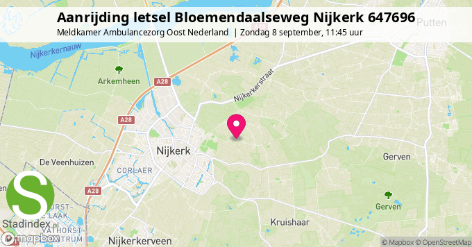 Aanrijding letsel Bloemendaalseweg Nijkerk 647696