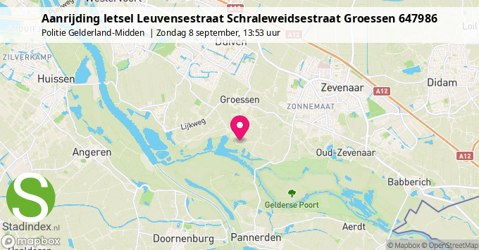 Aanrijding letsel Leuvensestraat Schraleweidsestraat Groessen 647986