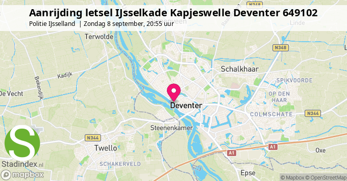 Aanrijding letsel IJsselkade Kapjeswelle Deventer 649102