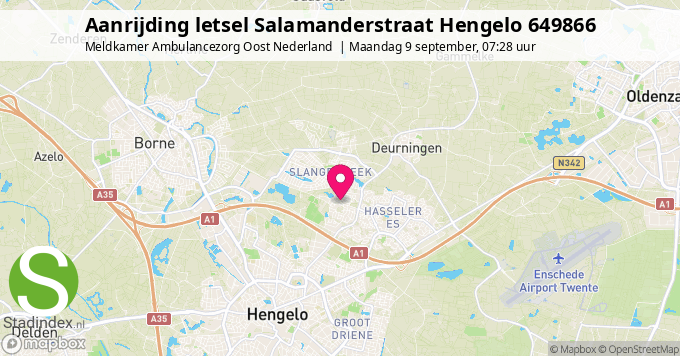 Aanrijding letsel Salamanderstraat Hengelo 649866