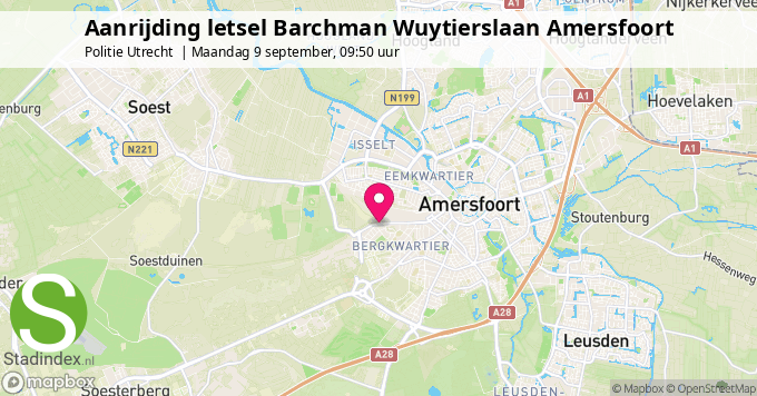 Aanrijding letsel Barchman Wuytierslaan Amersfoort