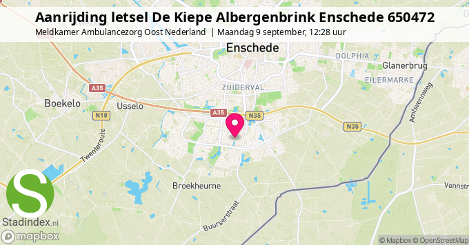 Aanrijding letsel De Kiepe Albergenbrink Enschede 650472