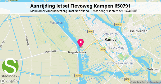 Aanrijding letsel Flevoweg Kampen 650791