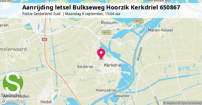 Aanrijding letsel Bulkseweg Hoorzik Kerkdriel 650867