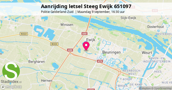 Aanrijding letsel Steeg Ewijk 651097