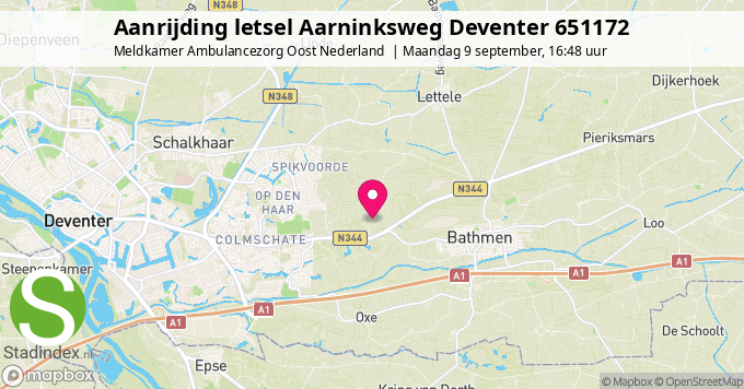 Aanrijding letsel Aarninksweg Deventer 651172