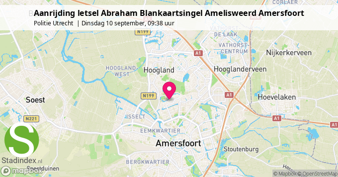 Aanrijding letsel Abraham Blankaartsingel Amelisweerd Amersfoort