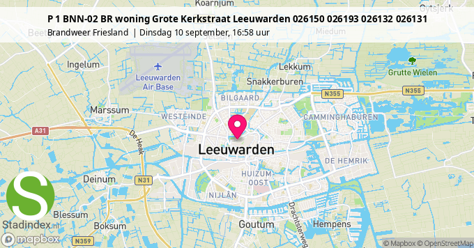 P 1 BNN-02 BR woning Grote Kerkstraat Leeuwarden 026150 026193 026132 026131