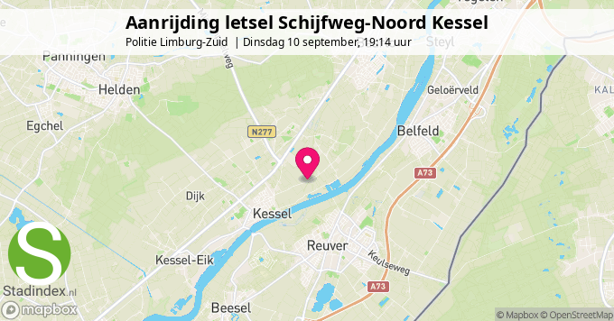 Aanrijding letsel Schijfweg-Noord Kessel