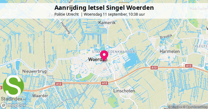 Aanrijding letsel Singel Woerden