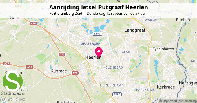 Aanrijding letsel Putgraaf Heerlen