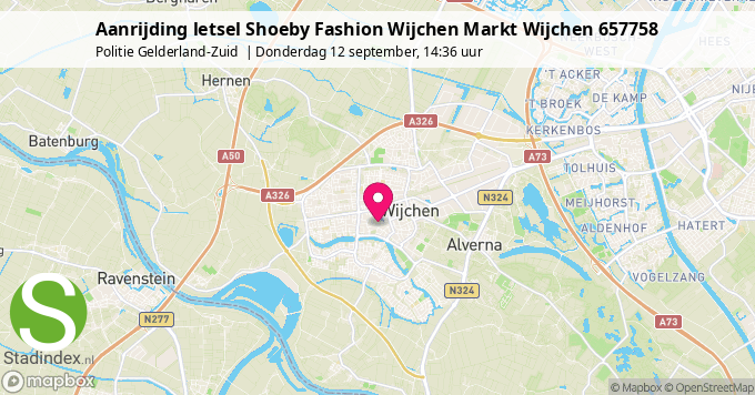 Aanrijding letsel Shoeby Fashion Wijchen Markt Wijchen 657758