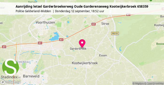 Aanrijding letsel Garderbroekerweg Oude Garderenseweg Kootwijkerbroek 658359