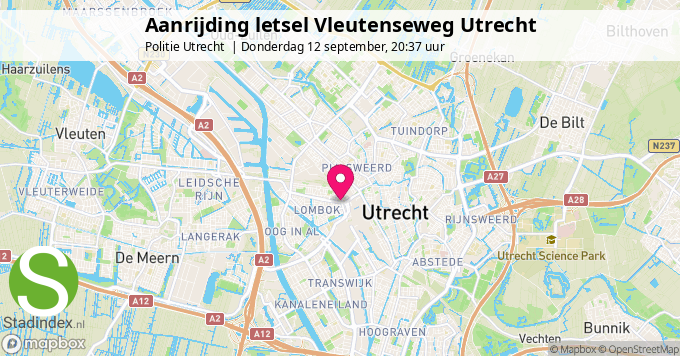 Aanrijding letsel Vleutenseweg Utrecht