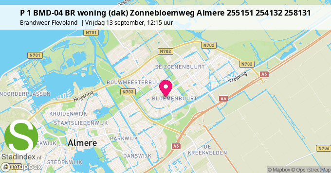 P 1 BMD-04 BR woning (dak) Zonnebloemweg Almere 255151 254132 258131