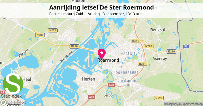 Aanrijding letsel De Ster Roermond