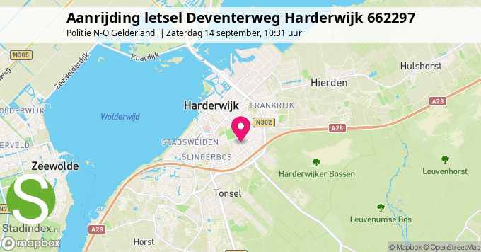 Aanrijding letsel Deventerweg Harderwijk 662297