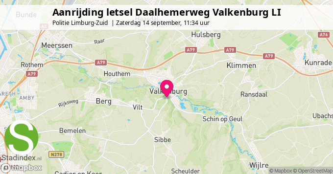 Aanrijding letsel Daalhemerweg Valkenburg LI