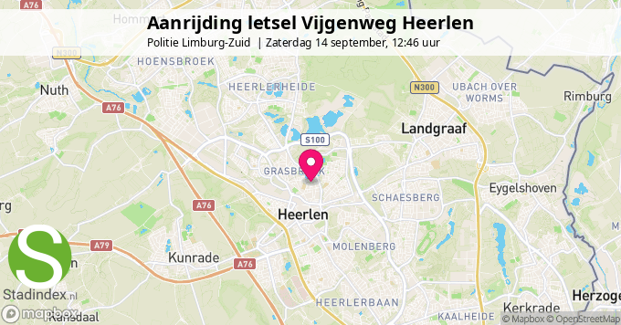 Aanrijding letsel Vijgenweg Heerlen