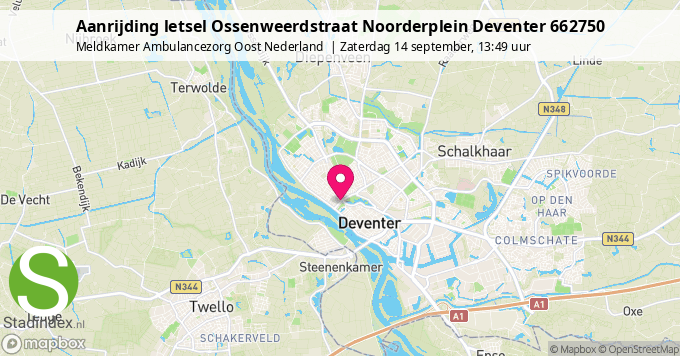 Aanrijding letsel Ossenweerdstraat Noorderplein Deventer 662750