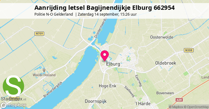 Aanrijding letsel Bagijnendijkje Elburg 662954