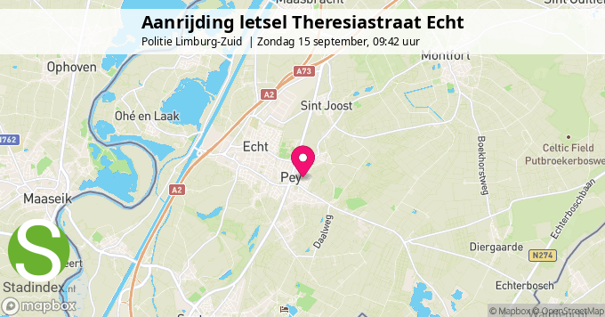 Aanrijding letsel Theresiastraat Echt