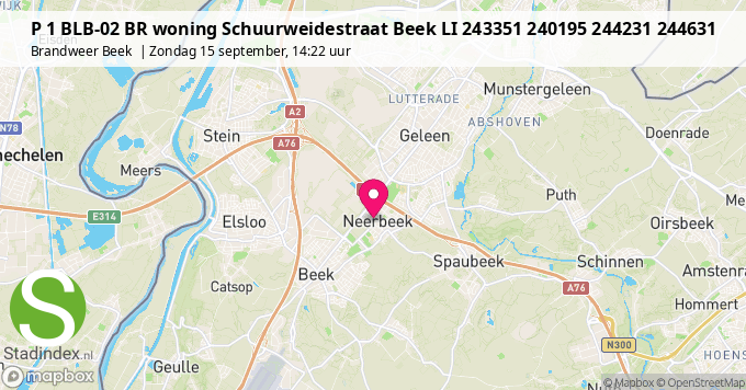 P 1 BLB-02 BR woning Schuurweidestraat Beek LI 243351 240195 244231 244631