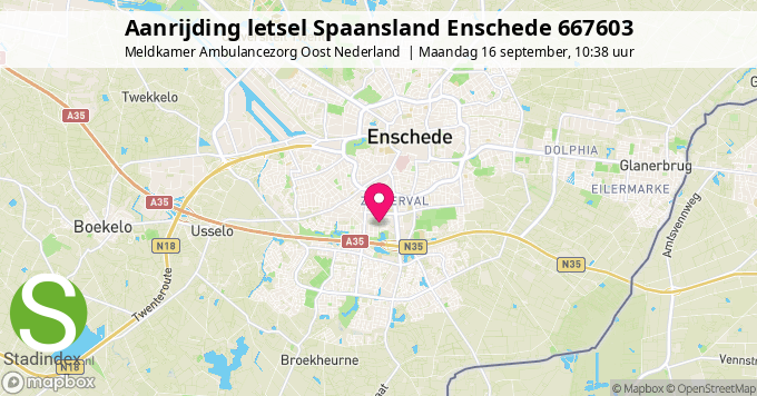 Aanrijding letsel Spaansland Enschede 667603