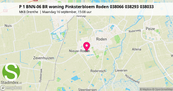 P 1 BNN-06 BR woning Pinksterbloem Roden 038066 038293 038033