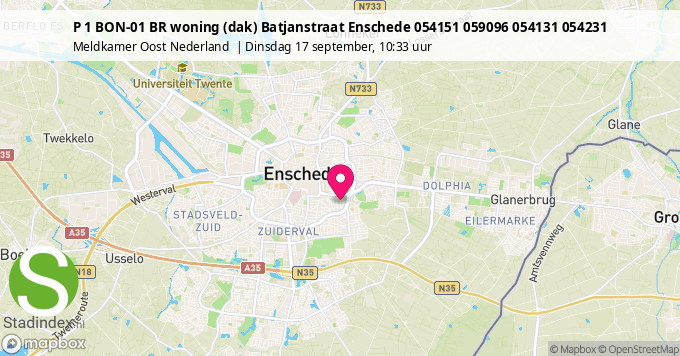 P 1 BON-01 BR woning (dak) Batjanstraat Enschede 054151 059096 054131 054231