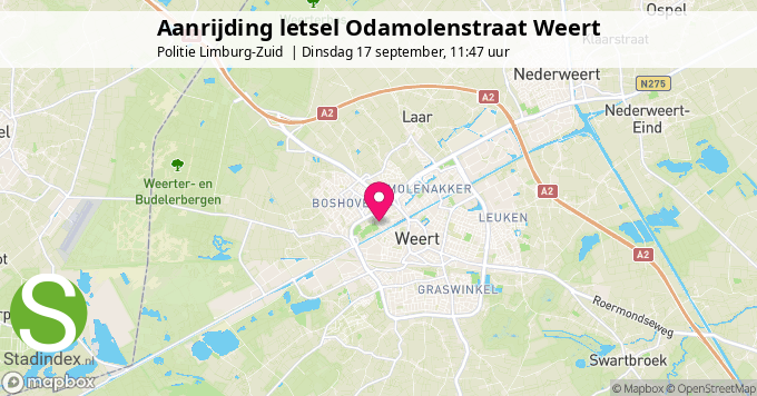 Aanrijding letsel Odamolenstraat Weert