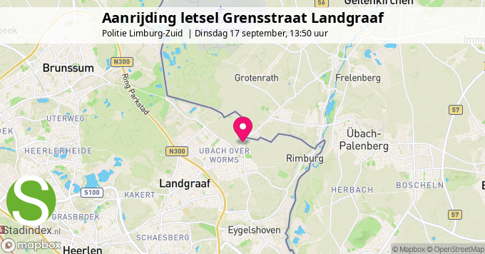 Aanrijding letsel Grensstraat Landgraaf