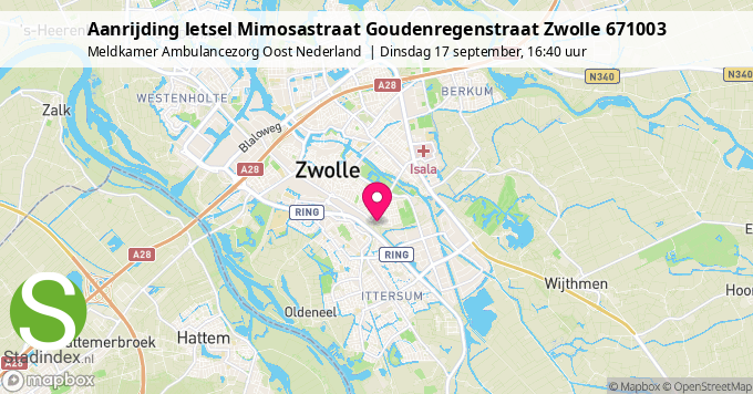 Aanrijding letsel Mimosastraat Goudenregenstraat Zwolle 671003