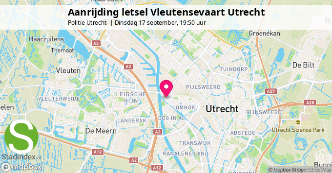 Aanrijding letsel Vleutensevaart Utrecht